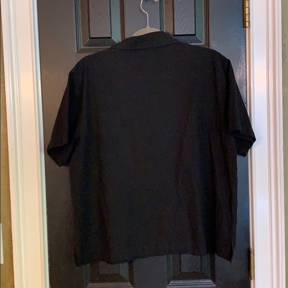 Jane Ashley black embellished blouse XL* - Picture 4 of 4